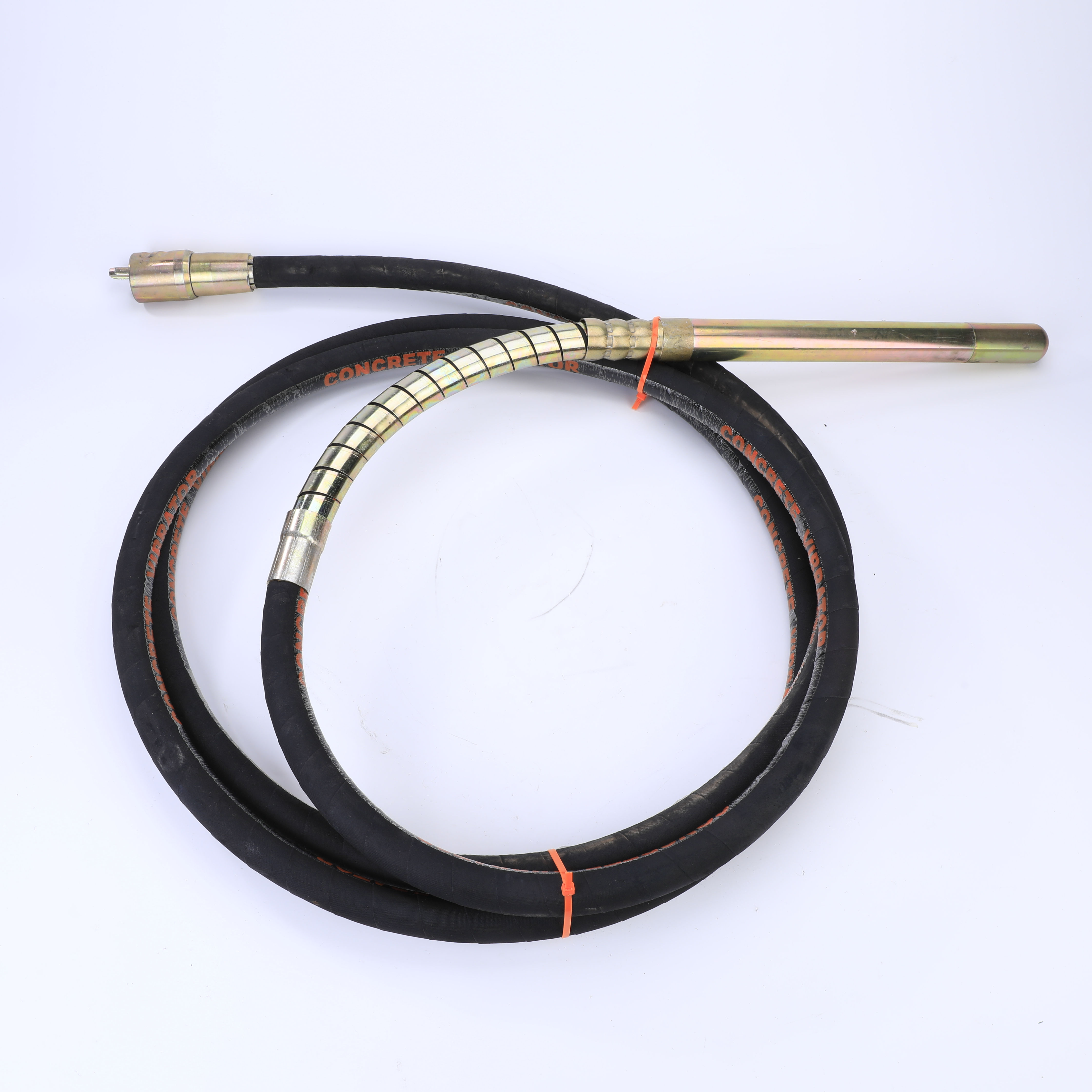 Chinese Type Concrete Vibrator Nozzle Flexible Shaft Concrete Vibrator Hose Vibrating Rod 38MM