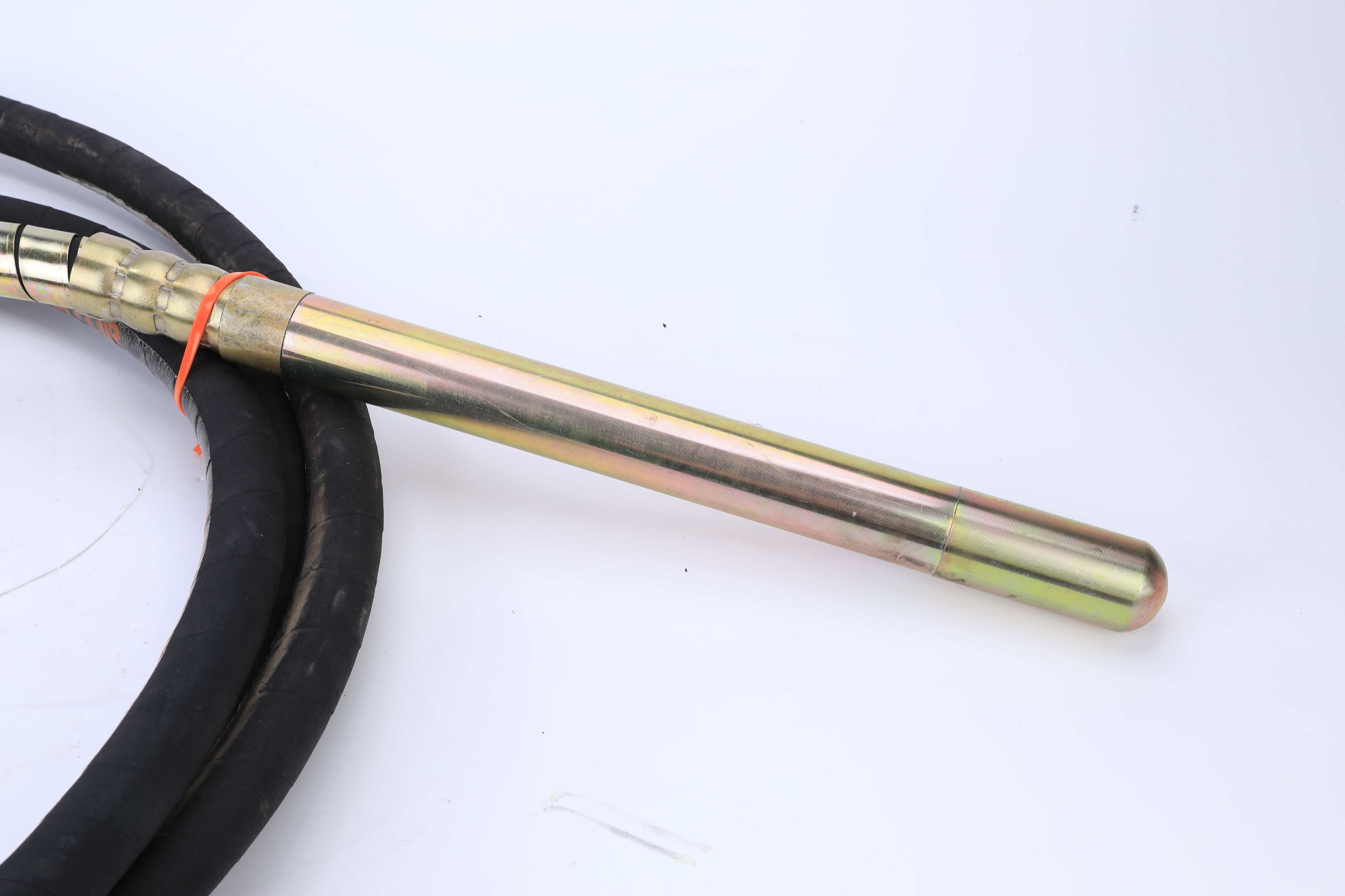 Chinese Type Concrete Vibrator Nozzle Flexible Shaft Concrete Vibrator Hose Vibrating Rod 38MM