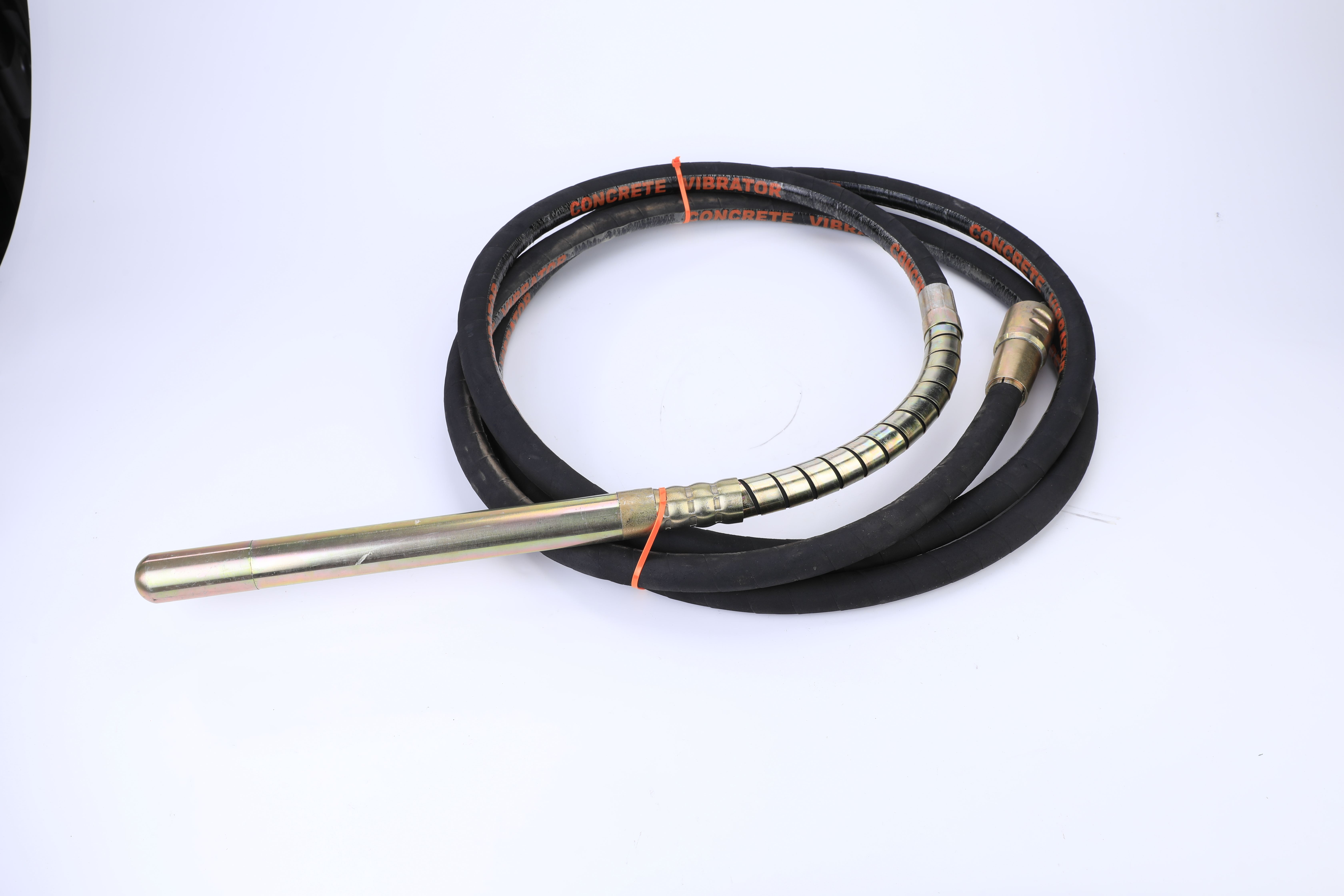 Chinese Type Concrete Vibrator Nozzle Flexible Shaft Concrete Vibrator Hose Vibrating Rod 38MM