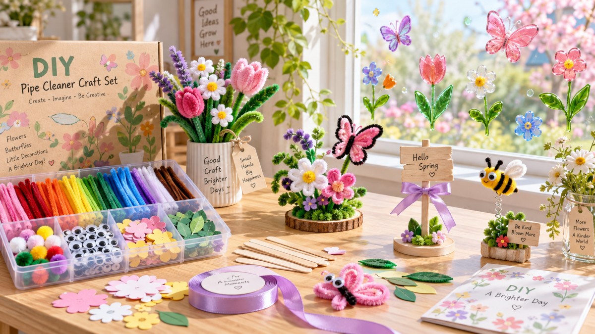 What Should a Pipe Cleaner DIY Kit Include for Classroom Craft Projects? Что должно входить в набор DIY из синельной проволоки для творческих проектов в классе?
