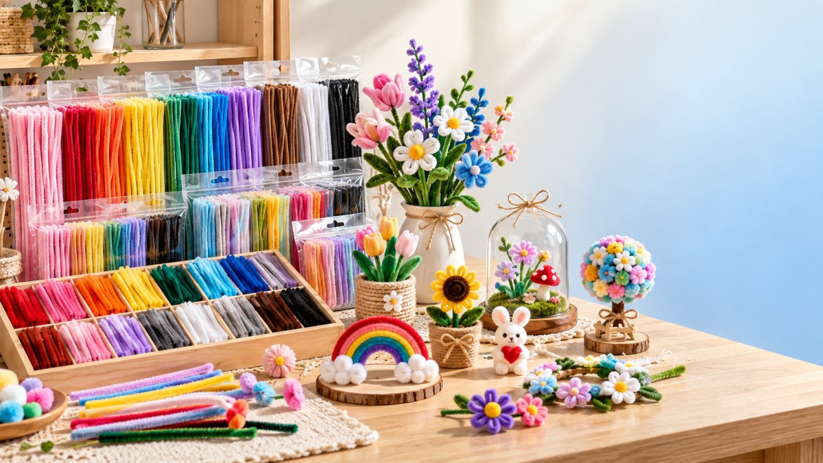 Bulk Pipe Cleaner DIY Kits: How Buyers Compare Pack Counts and Unit Costs Наборы для творчества из синельной проволоки оптом: как покупатели сравнивают количество в упаковке и стоимость единицы