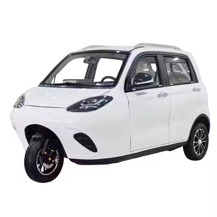 Factory Wholesale Electric Tricycle Food Cart New Energy Mini Ev Electric Cars Electric Tricycles Closed Three Wheeler