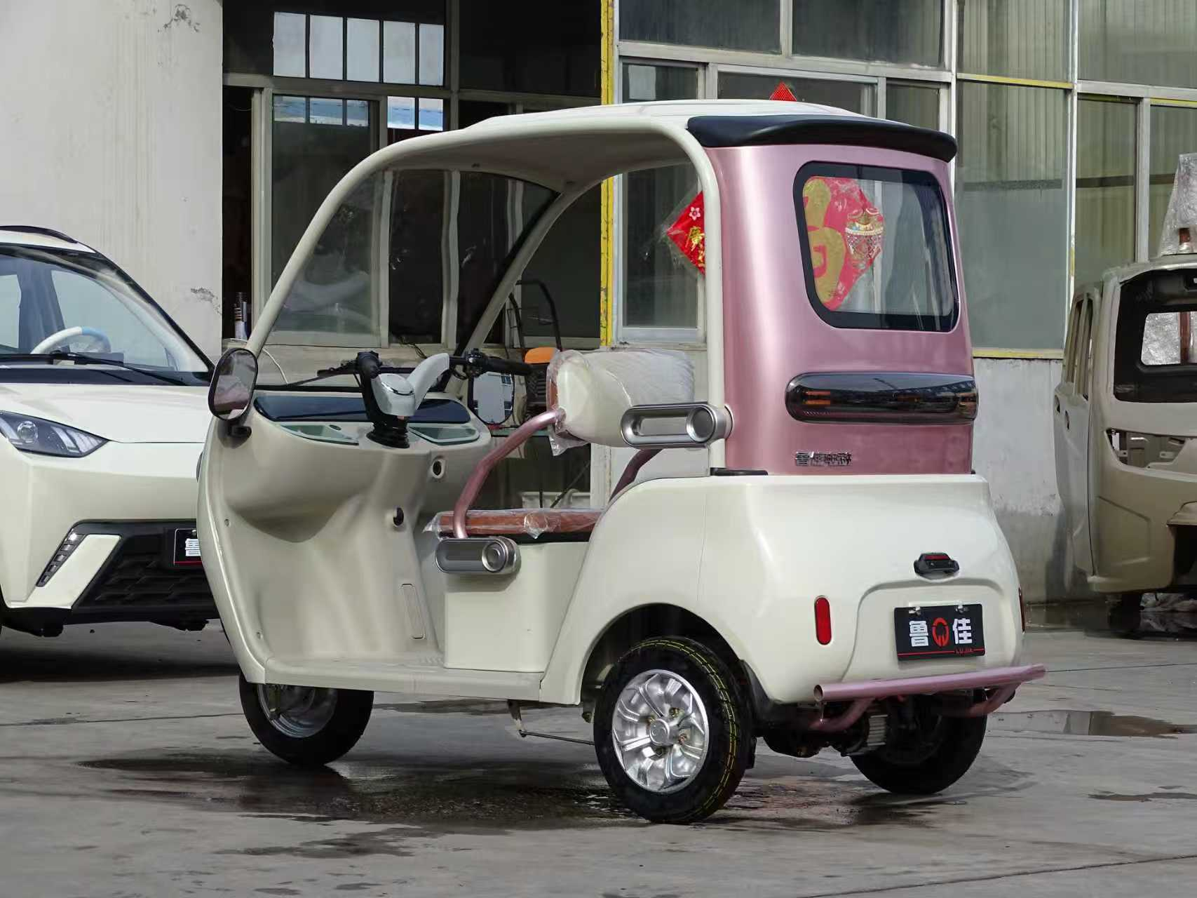 Three Wheel Scooter Passenger Leisure Electric Tricycle with Roof for Adults Electric Passenger Tricycle