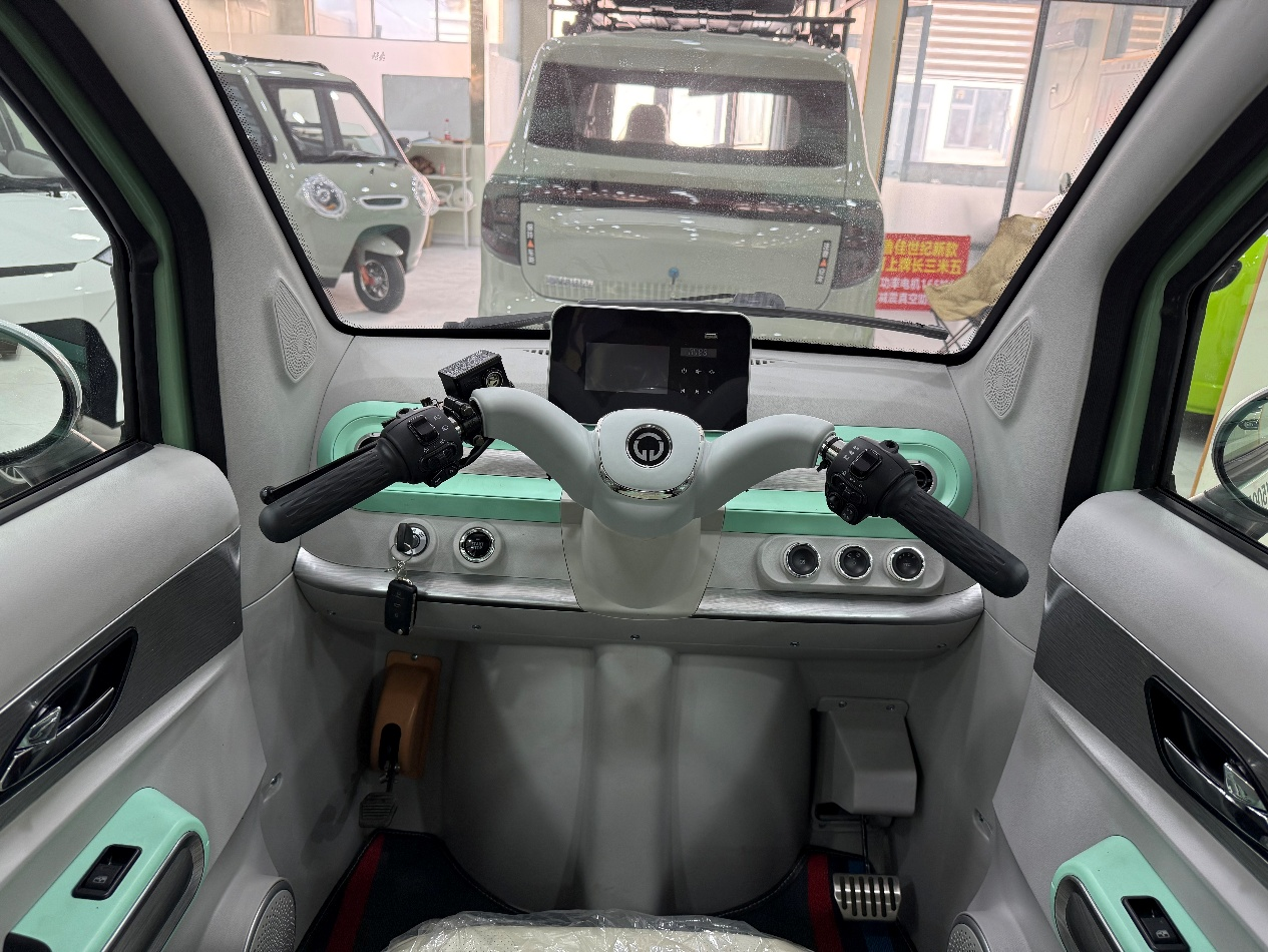 Electric four-wheel new energy family car, small hybrid commuter car for women, adult lithium battery