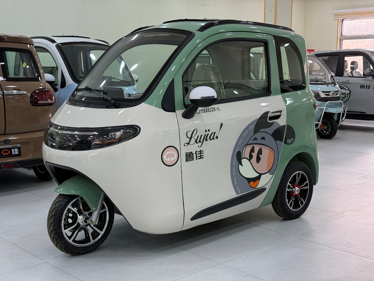 Electric four-wheel new energy family car, small hybrid commuter car for women, adult lithium battery