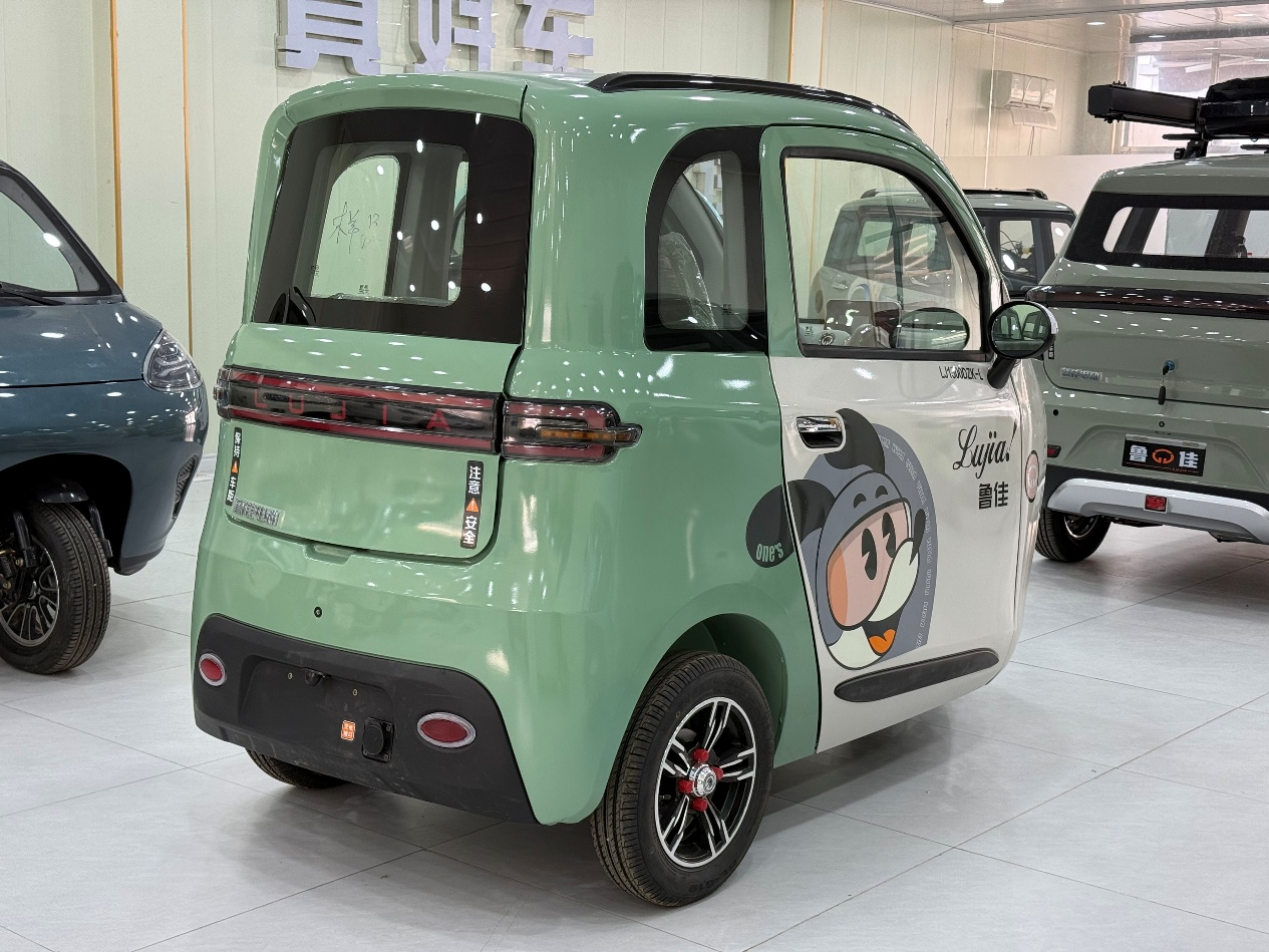 Electric four-wheel new energy family car, small hybrid commuter car for women, adult lithium battery