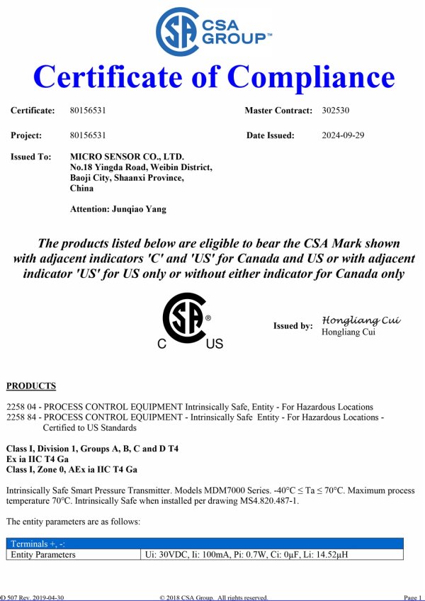 CSA-MDM7000
