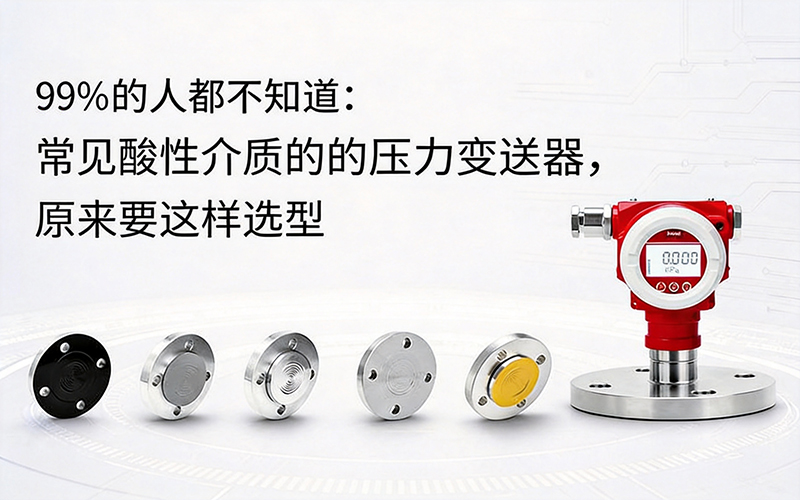 99%的人都不知道：常见酸性介质的压力变送器这样选型