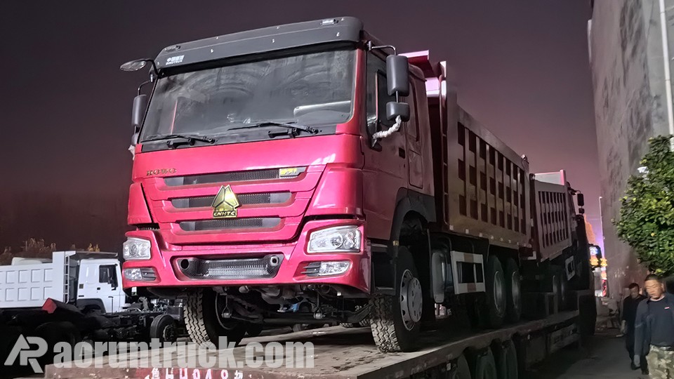 371hp Howo 6x4 dump truck has been shipped to Tanzania