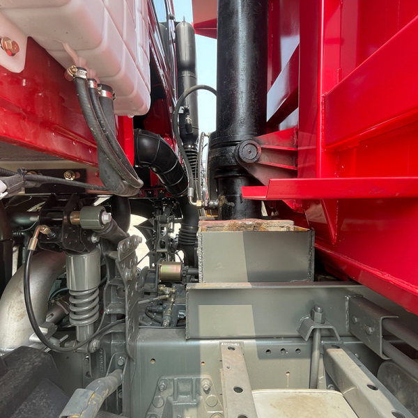 Detalhes da descarga automática da Howo Red 8x4 3