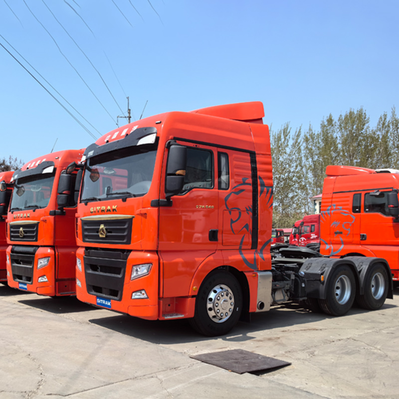 Cabeça Tratora Diesel SINOTRUK SITRAK 6x4 Usada: Reboque Automático de Alto Torque para Logística Pesada