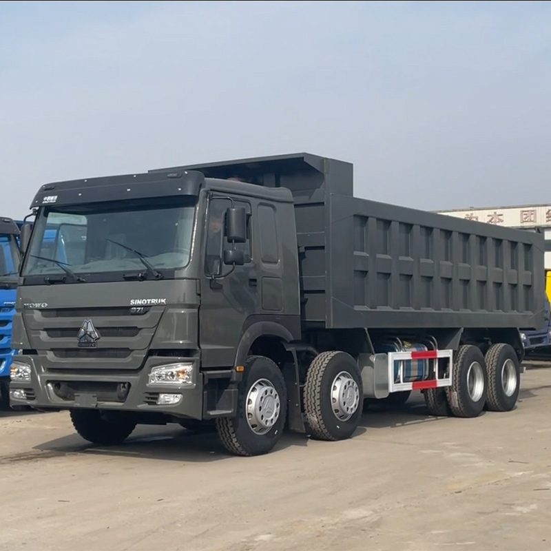 Caminhão basculante SINOTRUK HOWO 8x4 Potência pesada para engenharia em grande escala