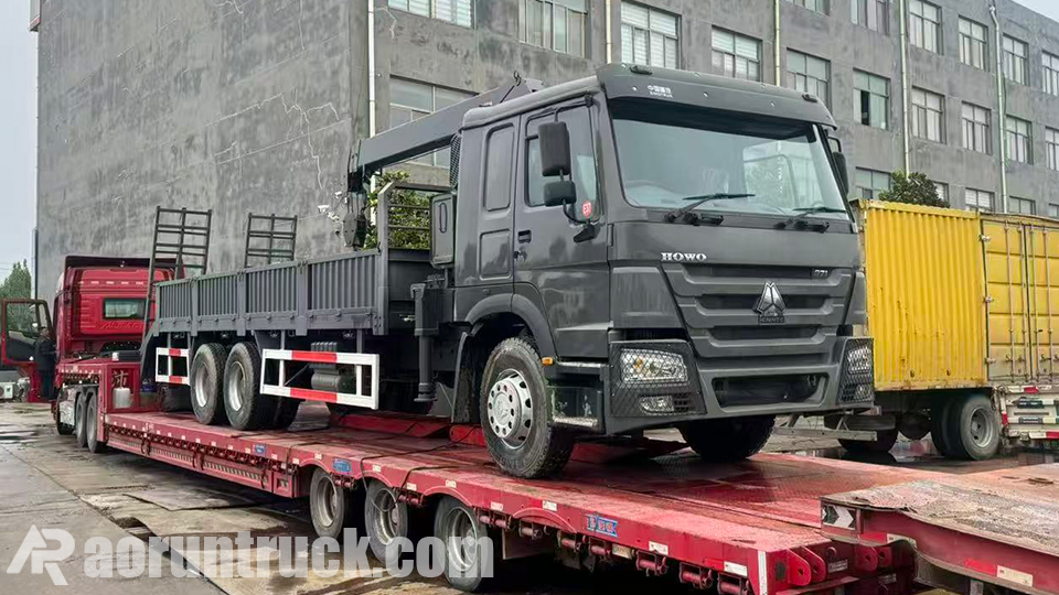 Aorun Gruas Montadas em Caminhões Enviadas para a RDC Aorun Gruas Montadas em Caminhões Enviadas para a RDC