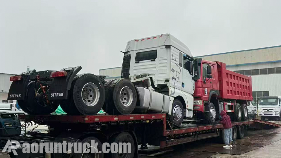 Caminhões Basculantes Howo 6x4 com Destino à Costa do Marfim