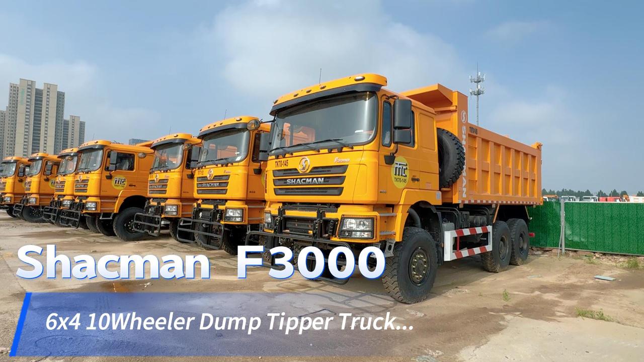 Caminhão basculante off-road SHACMAN 6x6 para terrenos extremos