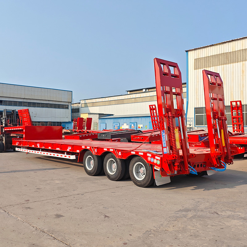 Semi-reboque Lowbed de 3 Eixos 60 Toneladas