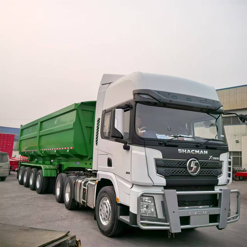 Reboque Basculante Pesado de 4 Eixos para 100 Toneladas