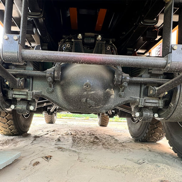 Detalhes da descarga automática 1 do Shaanxi Auto 6x6 amarelo