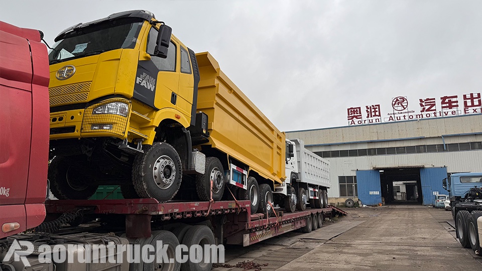 Caminhão Basculante HOWO 8x4 371 HP Enviado para a Zâmbia