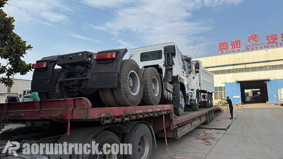 howo dump tractor truck drc