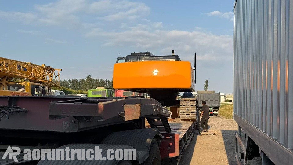 escavadeira de mineração de grande porte sanyi Grande escavadeira hidráulica de mineração comissionada para exportação para as reservas de bauxita e minério de ferro da Guiné