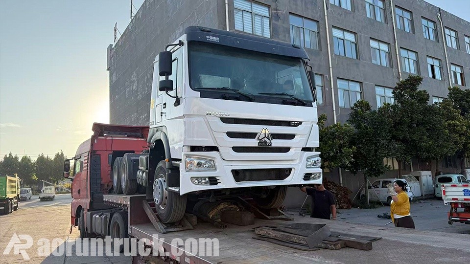1 caminhão trator com direção à direita Plano de Exportação e Análise Técnica do Caminhão Trator HOWO 6x4 com Direção à Direita