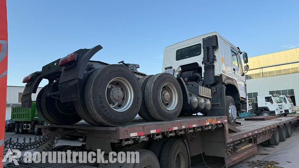 caminhão trator HOWO 6x4 com direção à direita Plano de Exportação e Análise Técnica do Caminhão Trator HOWO 6x4 com Direção à Direita