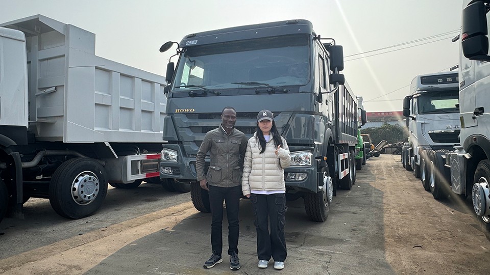 Aorun factory's Howo 6x4 Euro II dump trucks help Benin's infrastructure take off