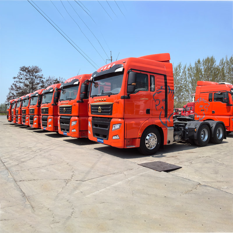 Cabezal tractor diésel SINOTRUK SITRAK 6x4 usado: motor principal automático de alto par para logística pesada