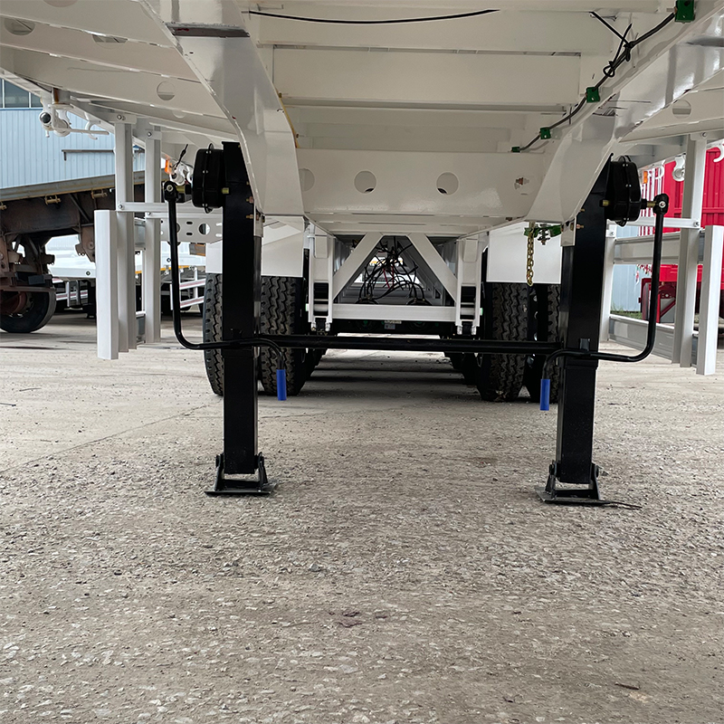 Semirremolque de plataforma de 4 ejes