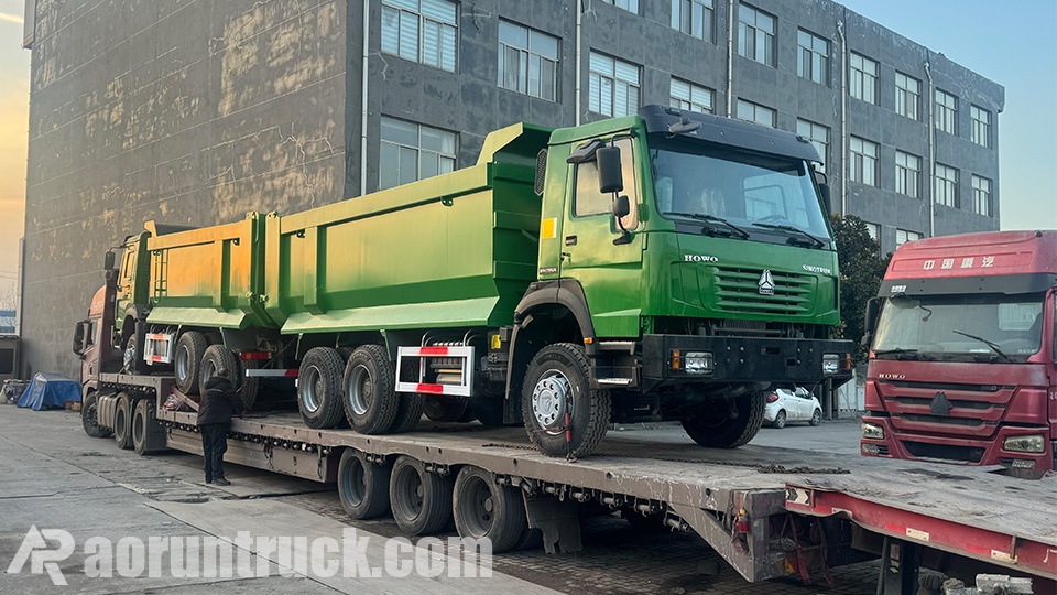 Camión volquete Howo 6x4 enviado a Somalia Camión volquete Howo 6x4 enviado a Somalia