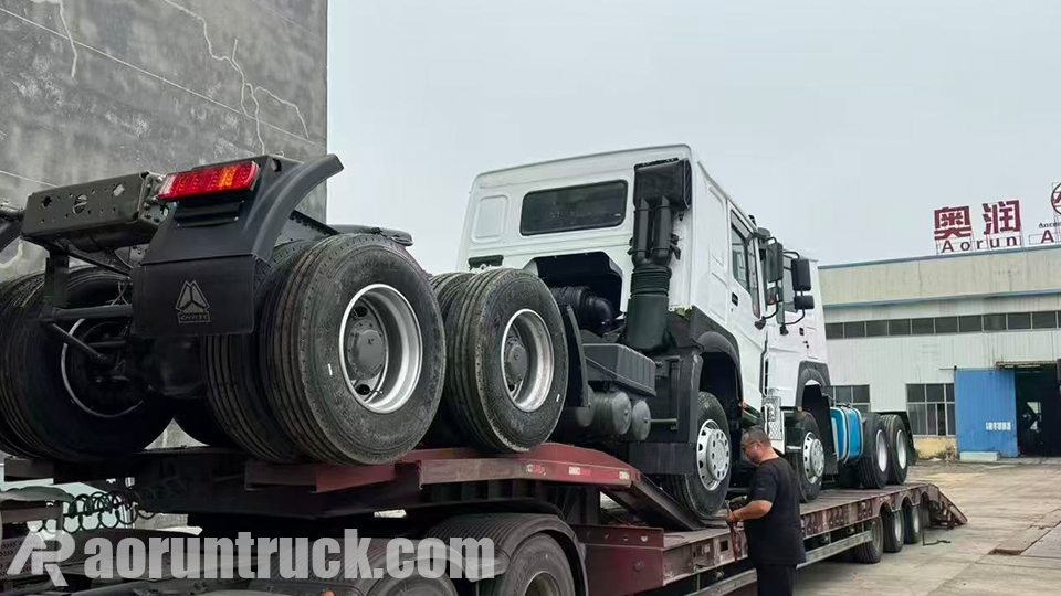 Camiones tractor Howo 6x4 enviados a Burkina Faso Camiones tractor Howo 6x4 enviados a Burkina Faso