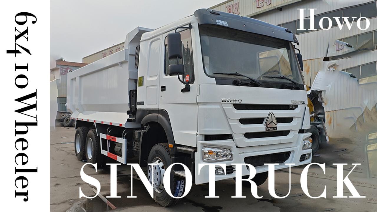 Camión volquete HOWO 6x4 con motor Weichai de 371 CV y ejes HC16