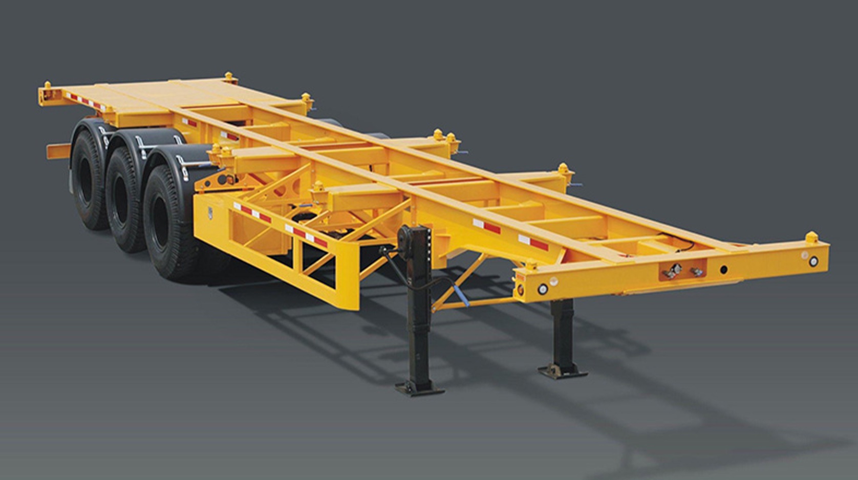 Semirremolque esquelético de 3 ejes