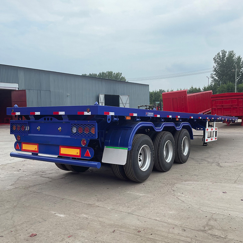 Remolque de plataforma de 3 ejes