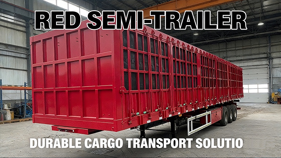 Remolque de estacas de 3 ejes