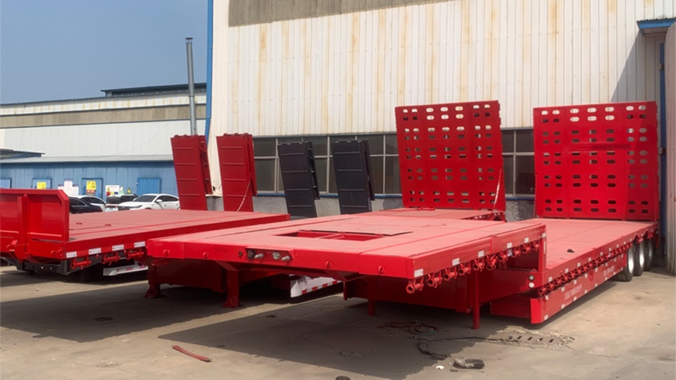 3 Ejes 100 Toneladas Plataforma Baja