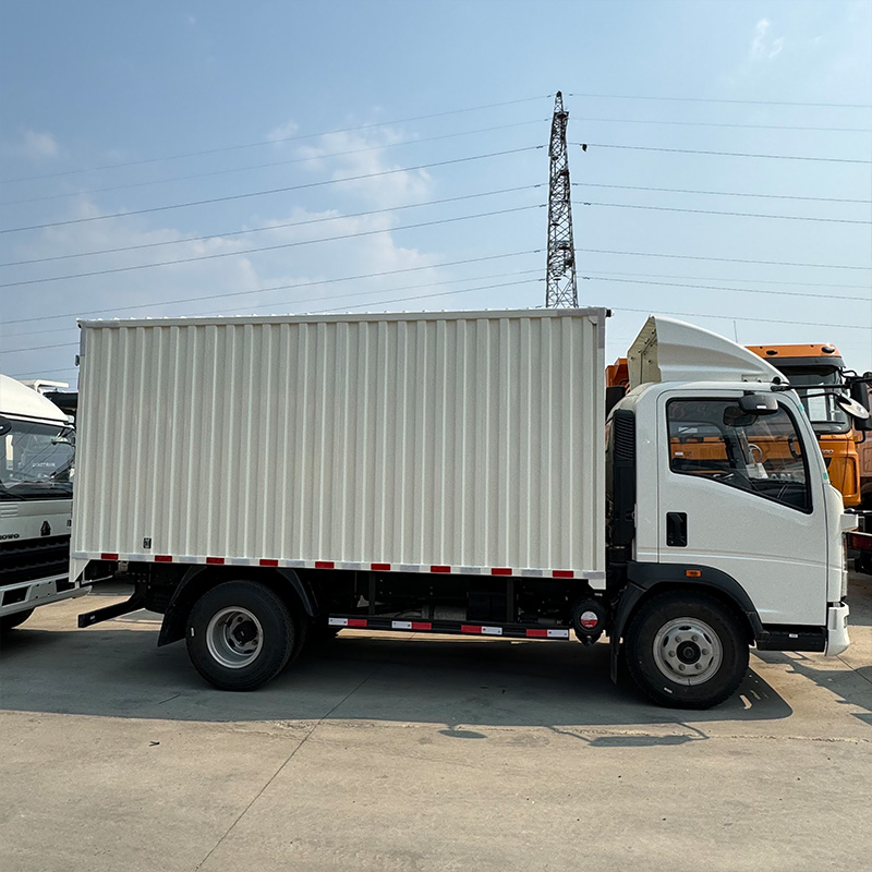 Howo 4x2 Camión de Caja de Carga