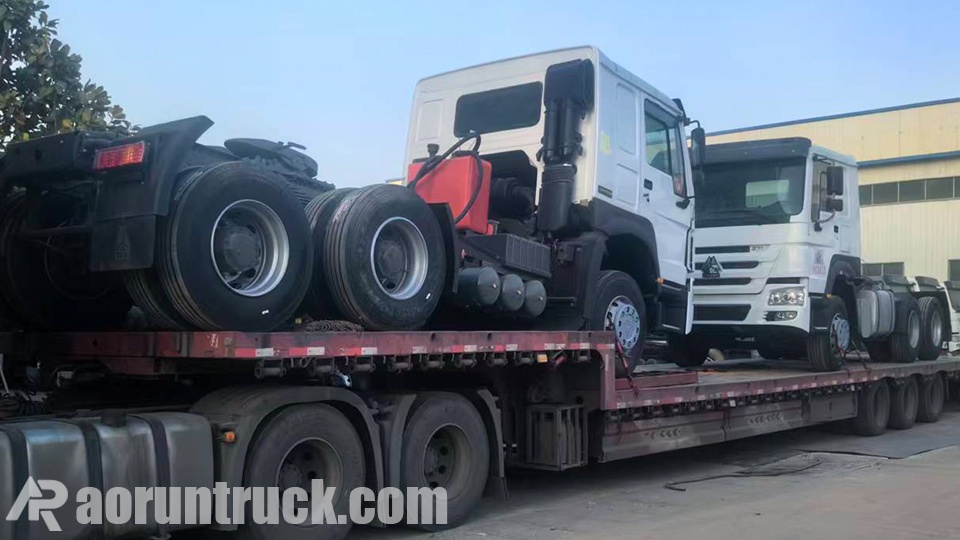 Impulsando la logística minera de Guinea: 2 tractocamiones HOWO 6x4 de Aorun enviados con éxito