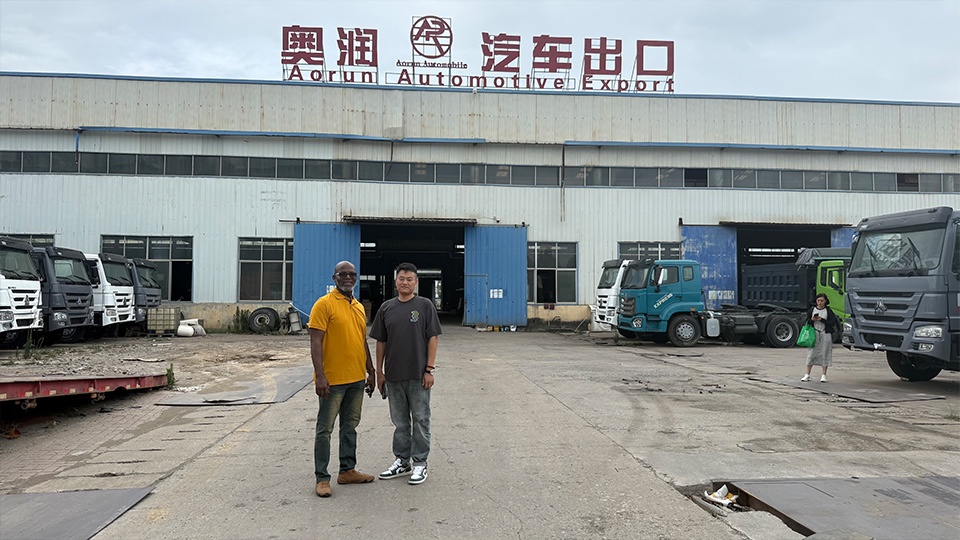 ghana client visits factory & finalizes truck