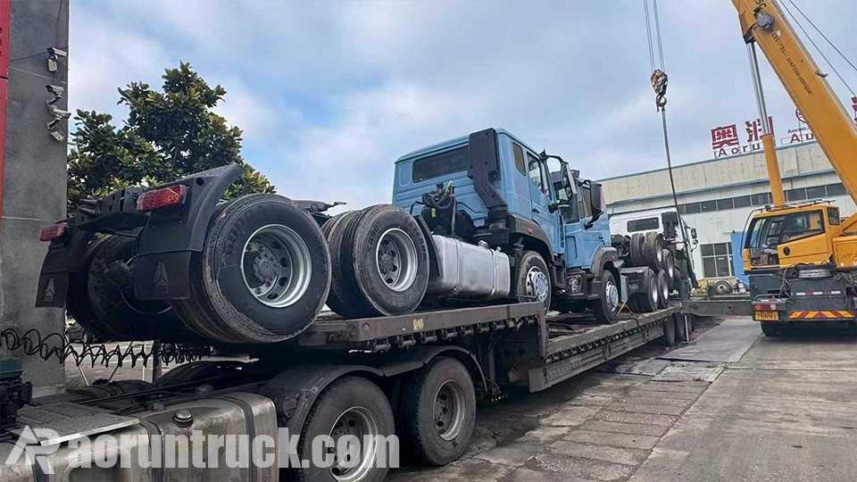 Howo 6x4 Tractor Trucks Guinea 3 unidades de camiones tractores Sinotruk para Guinea