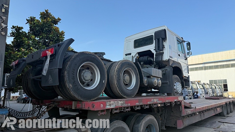 6x4 tractor truck china Camiones tractores HOWO 6x4 exportados a Guinea