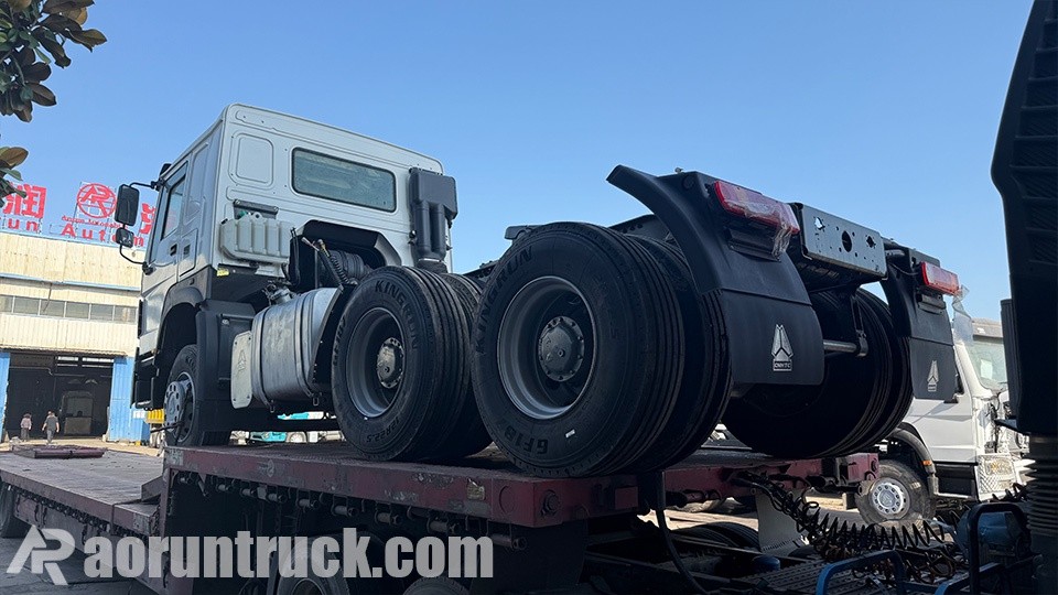 6x4 tractor truck used Camiones tractores HOWO 6x4 exportados a Guinea