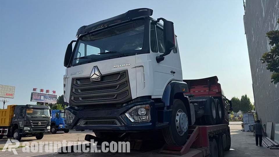 Camiones tractores Sinotruk HOWO NX 6x4 reacondicionados enviados a Madagascar