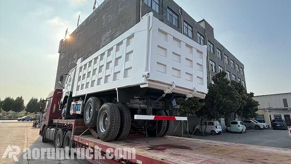 envío de camiones volquete a Bujumbura