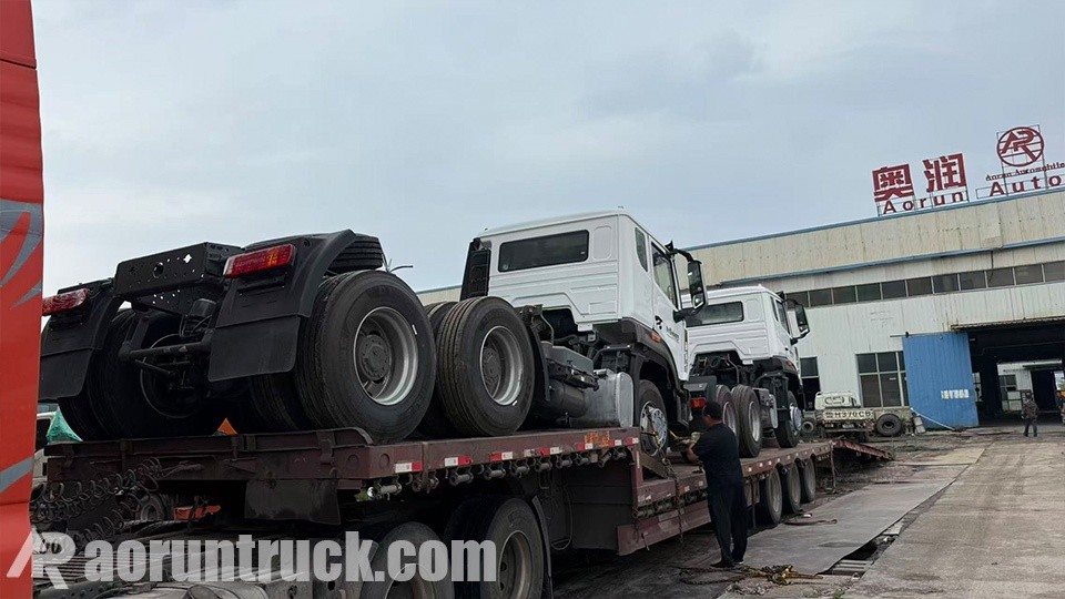 2 unidades de camiones tractores Sinotruk Hohan 6x4 enviadas a Guyana 3