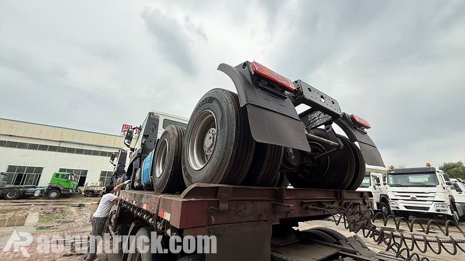 2 unidades de camiones tractores Sinotruk Hohan 6x4 enviadas a Guyana 4