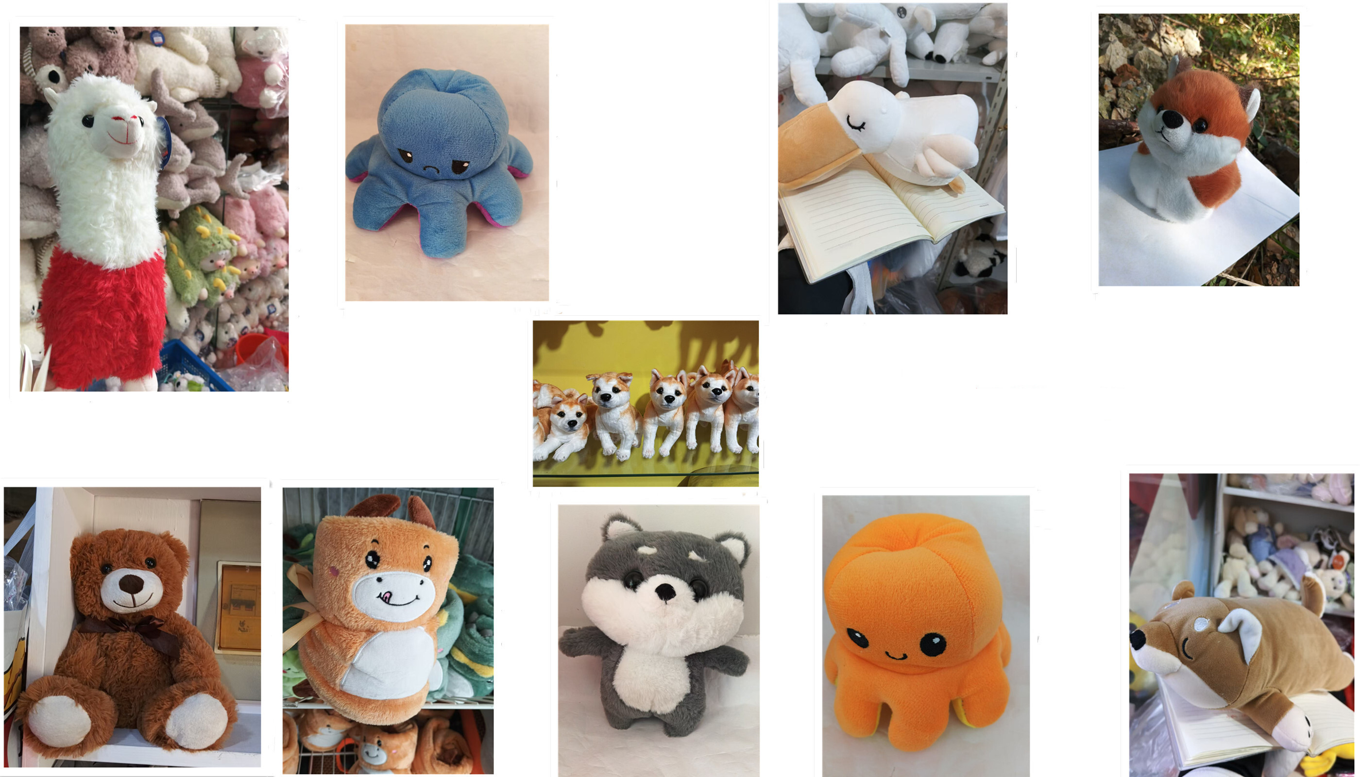 Plush stuffed animal children toys gift holiday party present