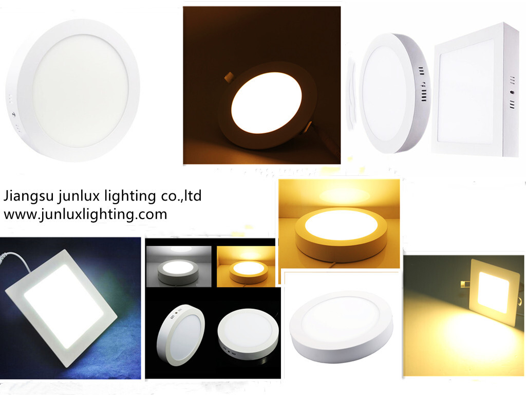 Panel lights surface recess 3/6/9/12/18/24w round/square interior lights 