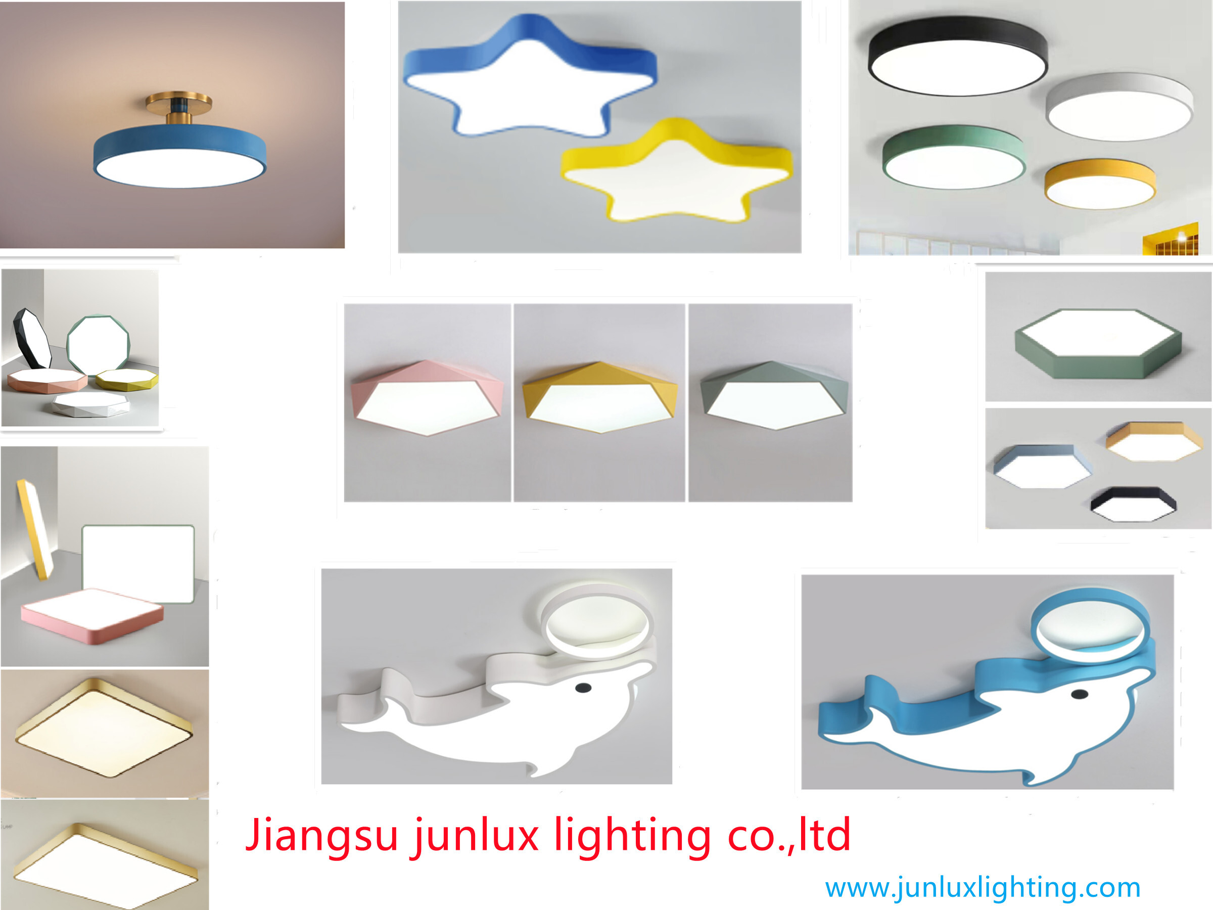 LED macaron ceiling light indoor room hotel reading room lights surfce lighting color lights